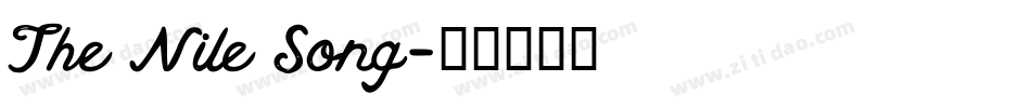 The Nile Song字体转换